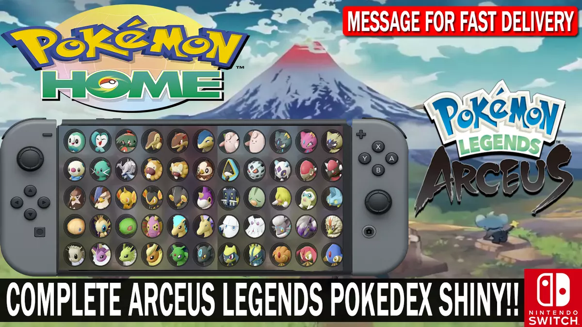 Selling - Pokemon Legends Arceus  All Pokemon from Hisui Pokedex, Alpha,  Shiny, Full EV - EpicNPC