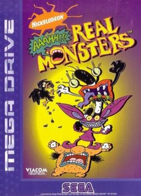 Aaahh!!! Real Monsters - Sega Mega Drive Action Abenteuer Videospiel OVP