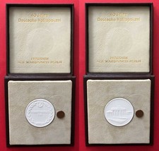 DDR Medaille im Leder Etui 40 Jahre Deutsche Volkspolizei Pr&auml;sidium RAR ( M1979