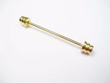 VINTAGE COLLAR BAR SCREW END DUMBBELL COLLAR STAY FORMAL WEAR WEDDING JEWELRY