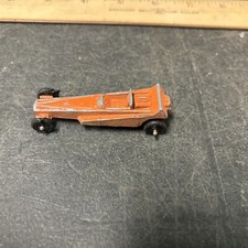 Vintage TootsieToy Dragster Car Red Diecast No 3 Made in USA 2.5 Inches