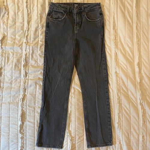 BDG Urban Outfitters Jeans Womens 24 Black Denim Straight Kick High Rise Juniors - 第 2/13 張圖片
