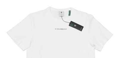 G-Star Herren T-Shirt Mit Logo-Tape – Straight Fit, Rundhals, Kurze Ärmel (verschiedene Farben)