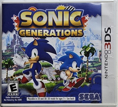 Sonic Generations (Nintendo 3DS, 2011) Tested Works CIB Tracked Shipping 