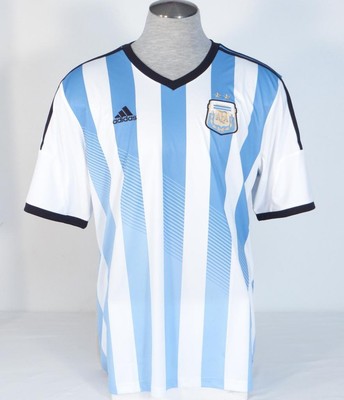 Adidas ClimaCool Argentina 2014 World Cup Home Soccer Football Jersey Men's NWT | eBay Adidas ClimaCool Argentina 2014 World Cup Home Soccer Football Jersey Men's NWT | eBay