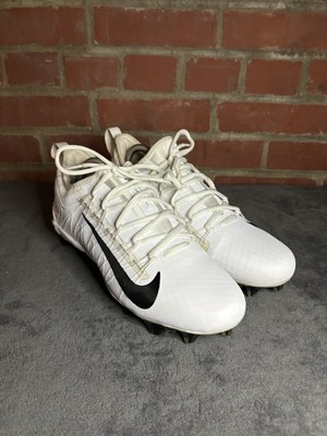 Nike Alpha Huarache Pro LAX White/Black CJ0265-100 Size Used