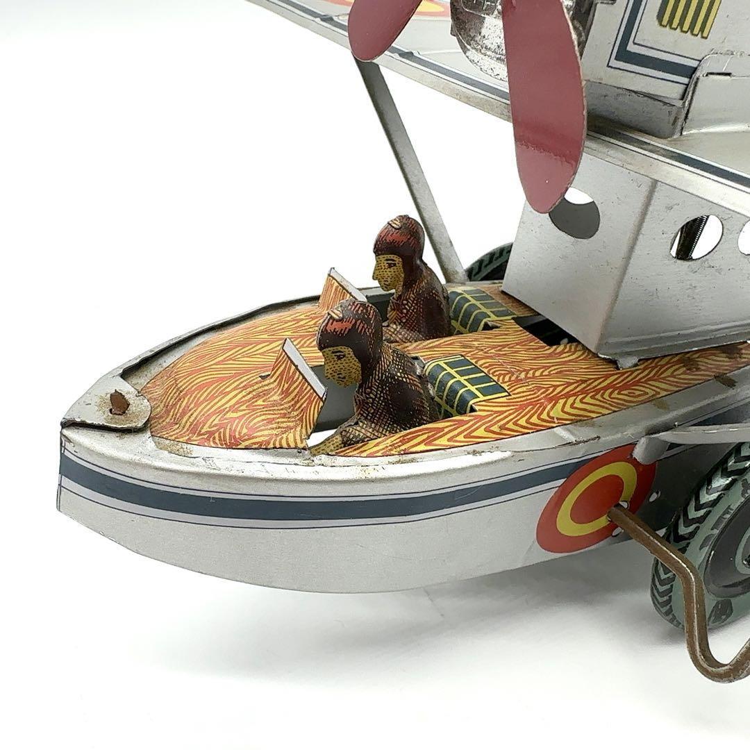 PAYA Tin Toy Hidroavion Plus Ultra seaplane tin Fully functional F