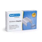 Rapesco 923/8mm Staples - Pack of 1000 - Hard Wire Galvanised Staples
