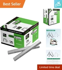 Galvanized Fine Wire Upholstery Staples - 21 Gauge, 5/8" Length - 10,000 Pcs/Box