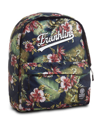 Franklin & Marshall - Rucksack Tasche Bagpack Blumenmotiv 