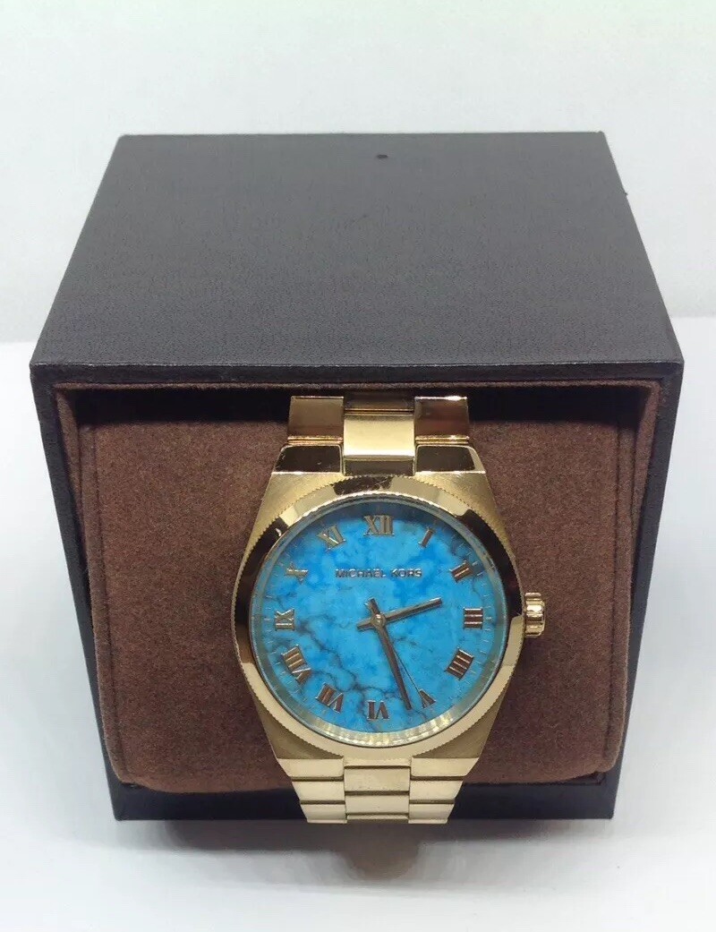 Michael Kors ターコイズ 腕時計 Michael Kors(マイケルコース) ゴールド ターコイズ 時計
