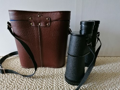 Sowjetisches Fernglas Tento БПЦ 10x50 mit Leder Tragetasche Made in USSR - Picture 10 of 14