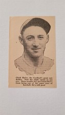 Chick Hafey Cardinals 1930 Baseball Picture