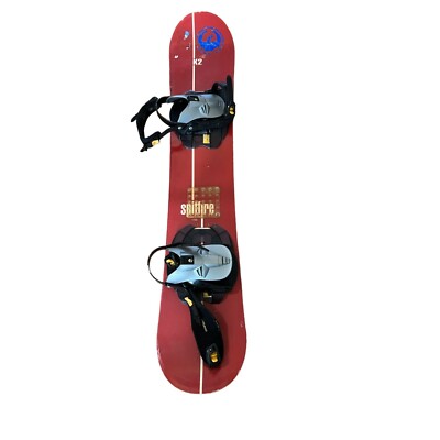 K2 Spitfire Wide 150 Snowboard Red With Bindings 150 cm | eBay 