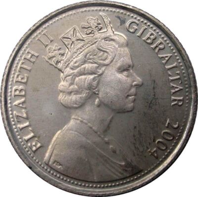 Gibraltarian Coin 10 Pence | Queen Elizabeth II | Occupation