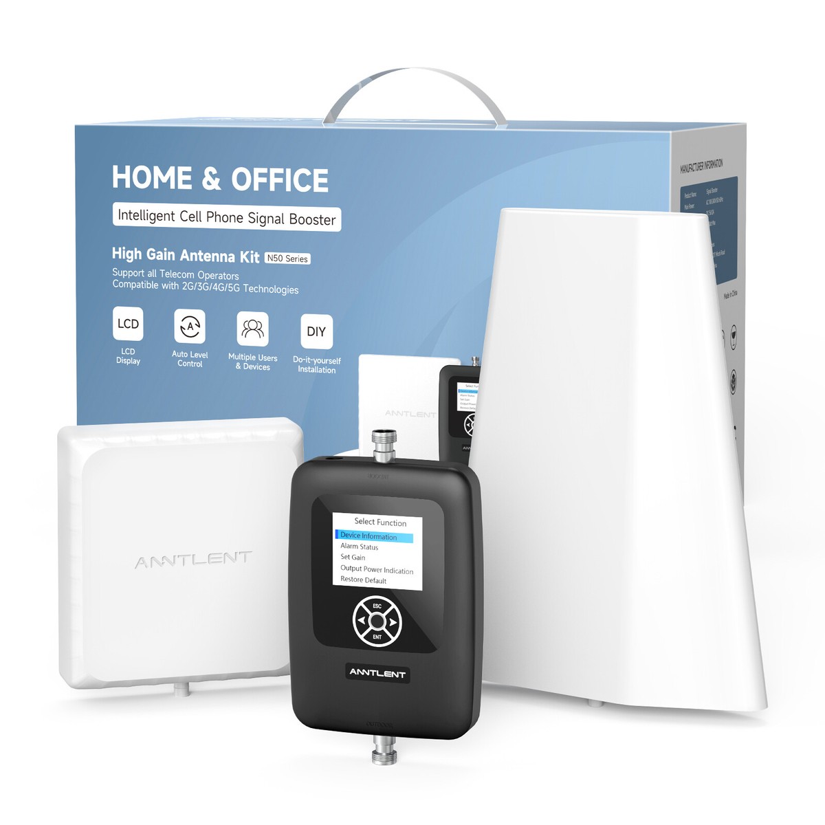 Cell Signal Booster Cell Phone Signal Booster For Verizon & AT&T - 5G ...