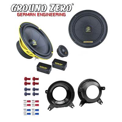 Ground Zero Auto SPL Lautsprecher System 16,5cm für Volvo V70 Türen hinten