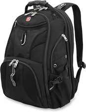 Swissgear 1900 Scansmart TSA 17 Laptop Backpack, Black, 19-Inch