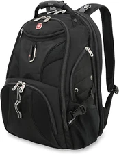 Swissgear 1900 Scansmart TSA 17 Laptop Backpack, Black, 19-Inch