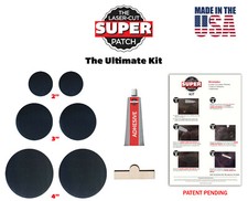 The 3 Piece Super Trampoline Patch Made in The USA Made from TenCate Permatron