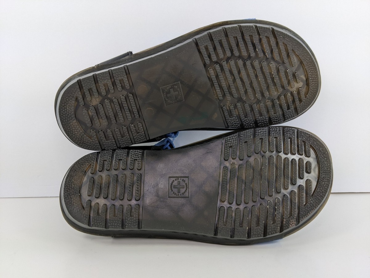 Dr. Martens Balfour Z-Strap Sandal Womens Size 6 Black Blue