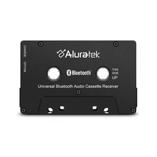 Aluratek Universal Bluetooth Audio Cassette Receiver, Built-in Rechargeable B...