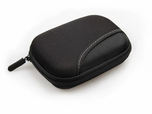 Estuche negro endurecido para cámara HDD GPS 150x105x50 mm nailon neopreno Foto 3 de 4