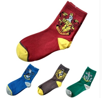 Gryffindor Ravenclaw Hufflepuff Slytherin Wool socks Kids boys, girls  womens