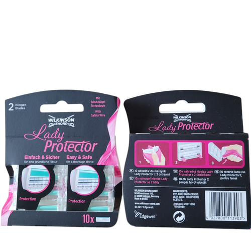 100 x Wilkinson Sword Lady Protector Rasierklingen für Frauen - Bild 3 von 3