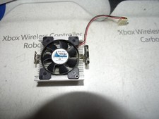 Microsoft 2001 1.0 Xbox Original GPU Heat Sink w/Fan  Metal Clamp-Just OK-READ