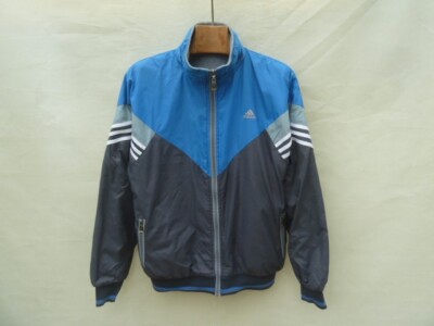 adidas Reversible Track Jacket Men's Large Blue Grey Oversized - Main Image