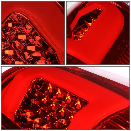 FOR 2004-2008 FORD F150/LOBO PAIR RED HOUSING 3D LED BAR TAIL LIGHT REVERSE LAMP - Picture 5 of 10
