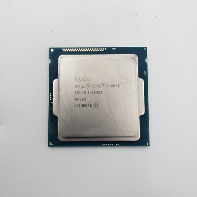 OEM DELL INTEL CORE i5-4670 3.40 GHZ LGA 1150 SR14D CPU PROCESSOR TESTED