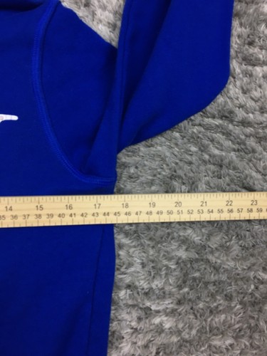 KU Kansas Jayhawks Hoodie Womens Size Small Blue Victorias Secret PINK - Picture 7 of 12
