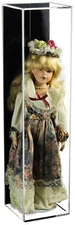Acrylic Figurine Display Case for Doll or Action Figure with Wall Mount (A086A)