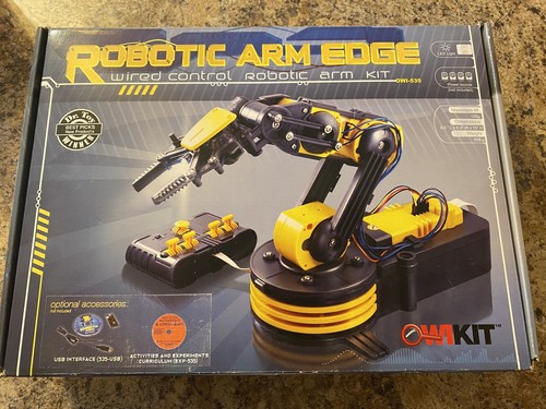 OWI Hydraulic Arm STEM Kit - DIY Robotic Arm With 6 Axes Movement No Batteries