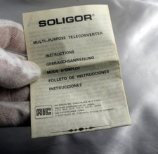 Used Soligor teleconverter lens Guide O313