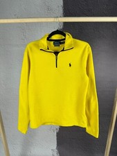 Polo Ralph Lauren Performance yellow 1/4 zip fleece pullover