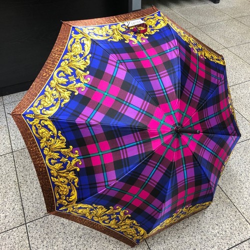Authentic Gianni Versace Vintage Umbrella Baroque Deadstock Not Used - Picture 3 of 10