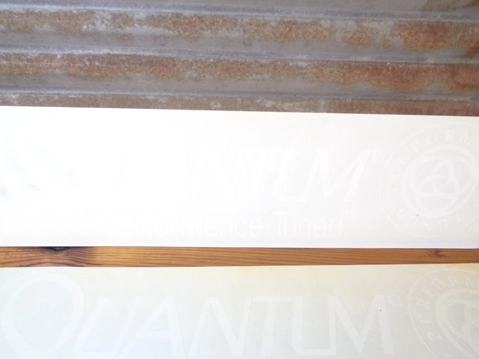 2 calcomanías adhesivas de pesca cuántica extra grandes blancas vintage 20+ yo barco/camión Foto 2 de 4