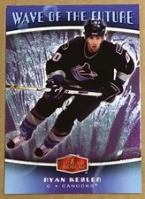 2006-07 RYAN KESLER FLAIR SHOWCASE WAVE OF THE FUTURE INSERT #WF41 CANUCKS