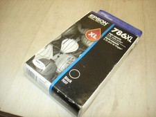 Genuine Epson 786 XL Black Ink Cartridge Exp 2019