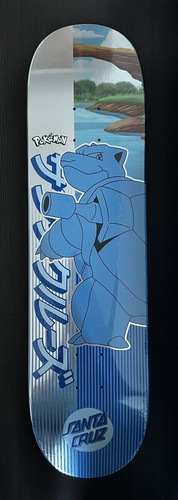 "Santa Cruz x Pokemon Édition Limitée Skateboard Blastoise 8.0" - Photo 1 sur 2