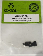 Axial AXIC0175 AXA0175 Screw Shaft M3x2.5x11mm 10 BRAND NEW NEW IN PACKAGE
