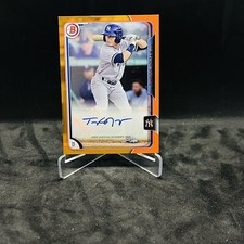 2015 Bowman Prospects Orange /25 Taylor Dugas #PA-TD Auto