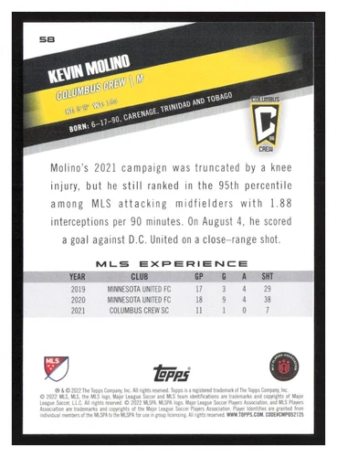 2022 Topps MLS #1-200 Base cards Pick Your Card(s) Complete Your Set - Picture 109 of 347