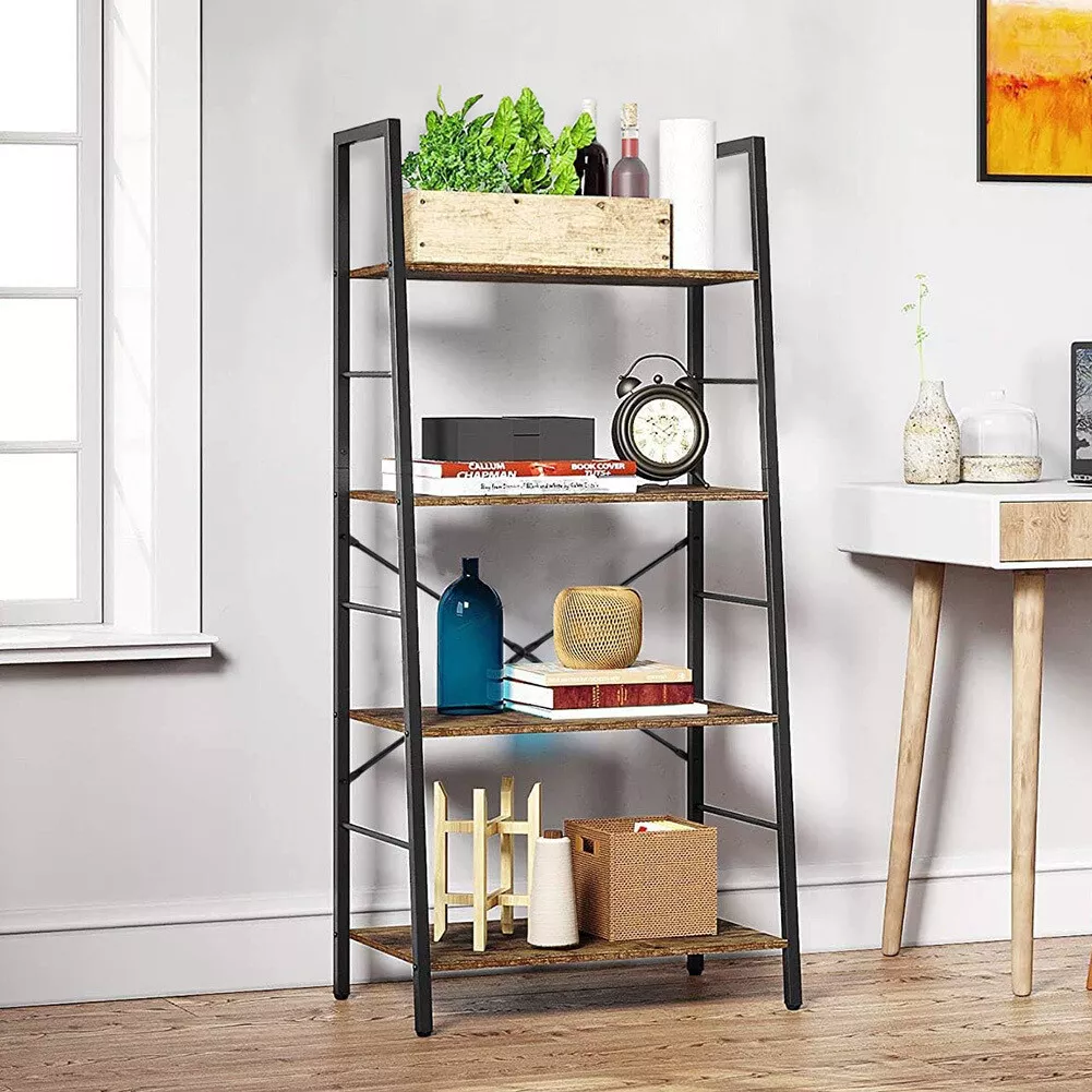 Industrial ladder shelving unit deals
