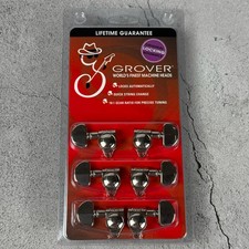 GROVER 502N 18:1 Nickel Roto-Grip Locking Tuners  4 Les Paul 335 10mm