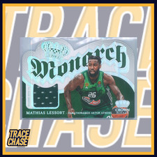 2023-24 Panini Crown Royale EuroLeague Mathias Lessort Monarch Memorabilia (B)