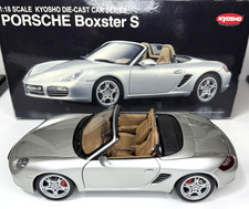 2005 Porsche Boxster 987 S 1:18 Kyosho Silver Diecast Model Car